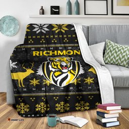 Richmond Football Club Blanket Christmas Ugly Style