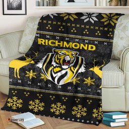 Richmond Football Club Blanket Christmas Ugly Style