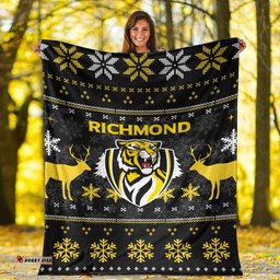 Richmond Football Club Blanket Christmas Ugly Style