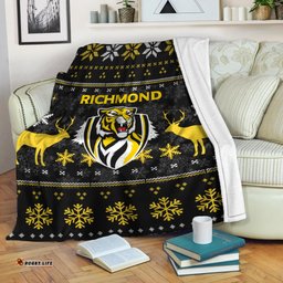 Richmond Football Club Blanket Christmas Ugly Style