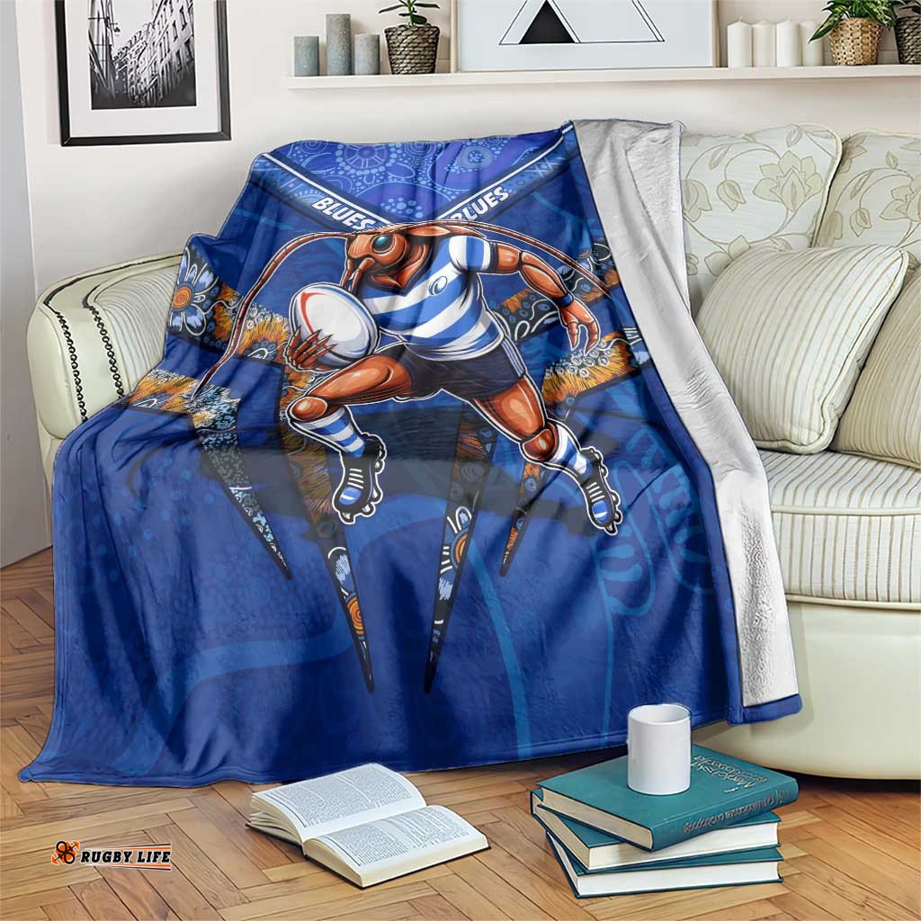 Personalised NSW Blues Blanket Mascot Rugby League
