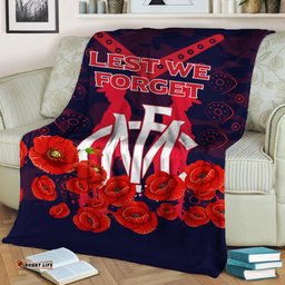 Melbourne Demons ANZAC Day Indigenous Art Blanket