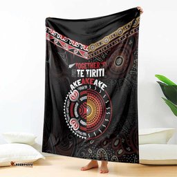 Aotearoa and Australia Indigenous Blanket Stand Together For Te Tiriti