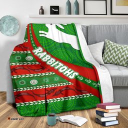 South Sydney Rabbitohs Aboriginal Premium Blanket Victorian Vibes