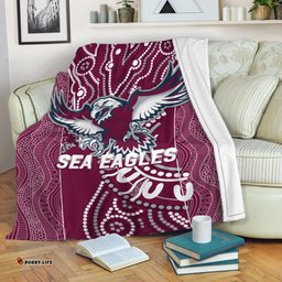 Sea Eagles Rugby Aboriginal Art Blanket