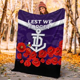 Dockers ANZAC Day Blanket Indigenous Art