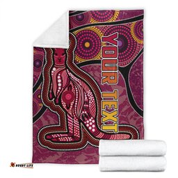 maroons rugby blanket custom maroons kangaroo blanket rlt13