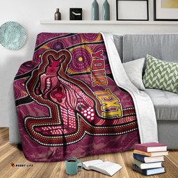 maroons rugby blanket custom maroons kangaroo blanket rlt13