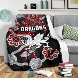 Dragons Premium Blanket St. George Indigenous Black
