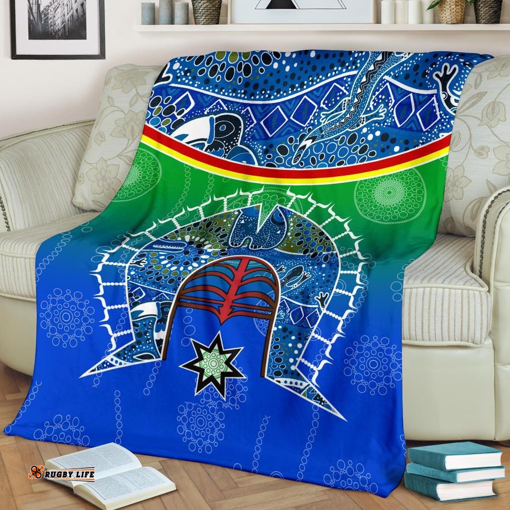 Premium Blanket Torres Strait Symbol With Aboriginal Patterns