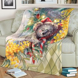 Have A Koalaty Christmas in July Blanket