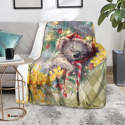 Have A Koalaty Christmas in July Blanket