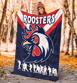Sydney Premium Blanket Roosters ANZAC Style