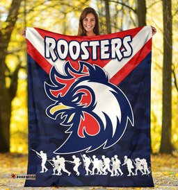 Sydney Premium Blanket Roosters ANZAC Style