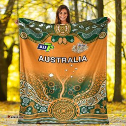 Australia Rugby Premium Blanket Aussie Sevens Original Indigenous