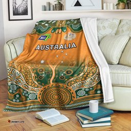 Australia Rugby Premium Blanket Aussie Sevens Original Indigenous