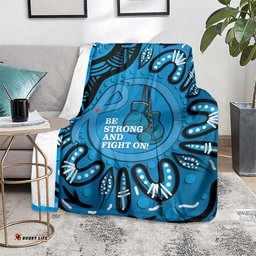 Australia Diabetes Awareness Month Blanket Be Strong And Fight On Aboriginal Art