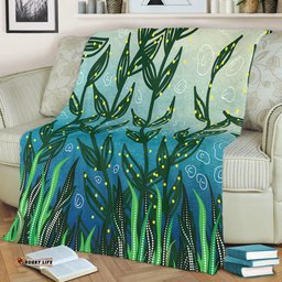 Australia Aboriginal Blanket - Nature Concept Aboriginal Style Blanket