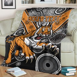tigers rugby blanket custom super tigers blanket rlt13