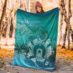 Aboriginal Premium Blanket, Torres Strait Islands in Wave