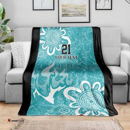 Brisbane Heat Custom Blanket Minimalism Aboriginal