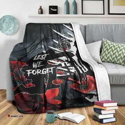 vibehoodie blanket spirit anzac day soldier premium blanket