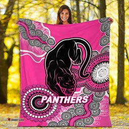 Panthers Rugby Aboriginal Art Blanket 04