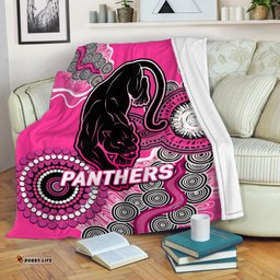 Panthers Rugby Aboriginal Art Blanket 04