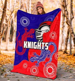 Newcastle Knights Premium Blanket Aboriginal