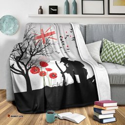 vibehoodie blanket new zealand anzac lest we forget remebrance day white premium blanket