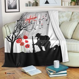 vibehoodie blanket new zealand anzac lest we forget remebrance day white premium blanket