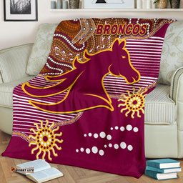 broncos super premium blanket indigenous brisbane
