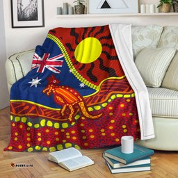 Australia Day Indigenous Art Blanket