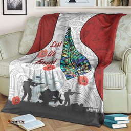 vibehoodie blanket new zealand anzac fern maori premium blanket