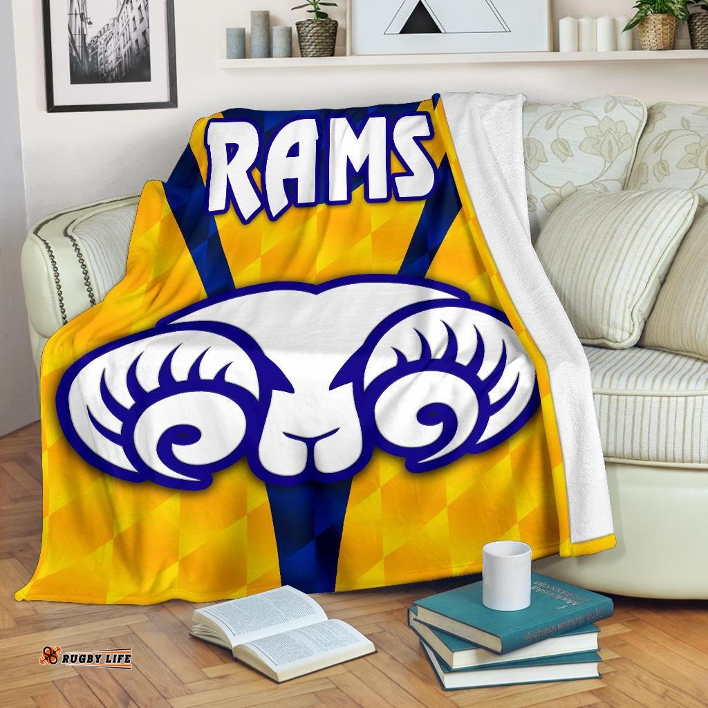Adelaide Premium Blanket Rams Merino Original Yellow