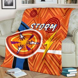 melbourne storm premium blanket simple indigenous orange