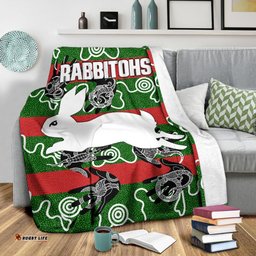 Rabbitohs Premium Blanket Animals Aboriginal
