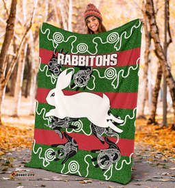 Rabbitohs Premium Blanket Animals Aboriginal