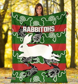 Rabbitohs Premium Blanket Animals Aboriginal