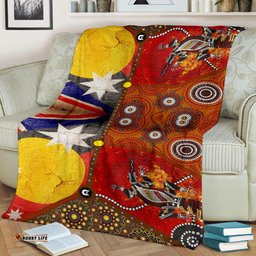 premium blankets aboriginal dot painting flags crocodile