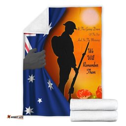 ANZAC Premium Blanket We Will Remember Them Ver02
