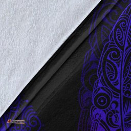 Aotearoa Premium Blanket Purple Fern Mix Manaia Matau