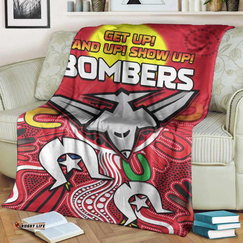 Bombers NAIDOC Week Premium Blanket Essendon Football Aboriginal