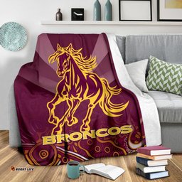 brisbane broncos indigenous premium blanket