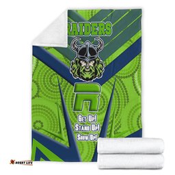 vibe hoodie premium blanket canberra raidersnaidoc 2022 sporty style premium blanket
