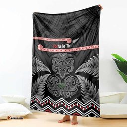 Aotearoa Toitu Te Tiriti Blanket Stand Together! Stand Stronger! NZ Tiki
