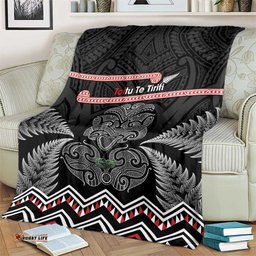 Aotearoa Toitu Te Tiriti Blanket Stand Together! Stand Stronger! NZ Tiki
