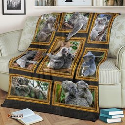 Premium Blanket Koala Blanket 3D Frame