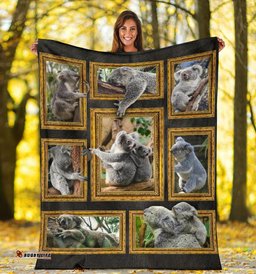 Premium Blanket Koala Blanket 3D Frame