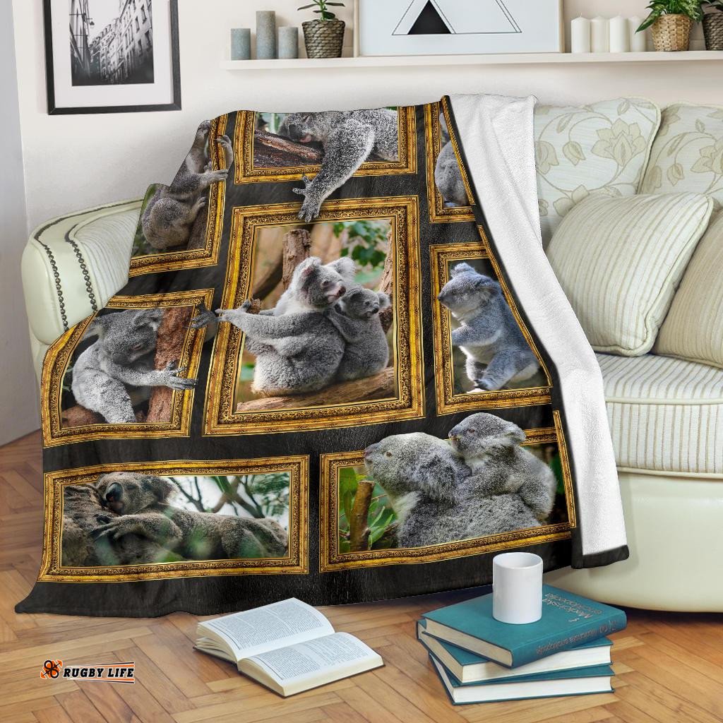Premium Blanket Koala Blanket 3D Frame